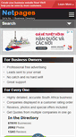 Mobile Screenshot of netpages.co.za